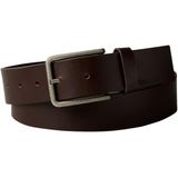 Calvin Klein Erkek Warmth Buckle Smooth 35 mm Kemer CK Dark Brown/Antique Silver 90