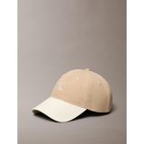 Calvin Klein Erkek Washed Material Blocked Şapka,Vizon Standart