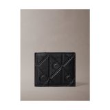 Calvin Klein Erkek Xl Emblem Aop Emboss Ew Billfold Cüzdan - Siyah