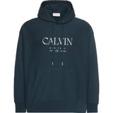 Calvin Klein Erkek Yeşil Calvin Klein Ls Premıum Fleece Calvın Graphıc Erkek Yeşil Sweatshirt - 01H - Yeşil - XL