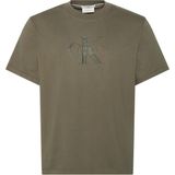Calvin Klein Erkek Yeşil Calvin Klein Ss Hero Monologo Tee, Ldy Yeşil Erkek T-Shirt - XL