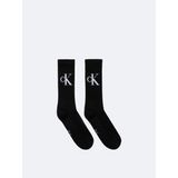 Calvin Klein Erkek Yumuşak Pamuklu Uzun Ck Logo Detaylı Ikili Paket Siyah Çorap C701228802-001 - 43 - 46