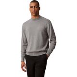 Calvin Klein eu ls cotton relaxed crewnk swea Erkek Kazak B30 Grey Heather XL