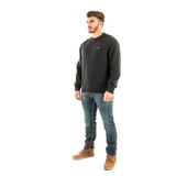 Calvin Klein eu ls cotton relaxed crewnk swea Erkek Kazak Black M