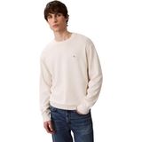 Calvin Klein eu ls cotton relaxed crewnk swea Erkek Kazak Tofu M