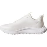 Calvin Klein Eva Runner Lace Up Mat Mix Erkek Spor Ayakkabı, Triple Bright White, 40