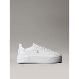 Calvin Klein Flatform Bağcıklı Deri Kadın Beyaz Sneaker YW0YW01928-0K4