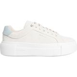 Calvin Klein FLATFORM CUP LACE UP W/ML Beyaz Kadın Sneaker