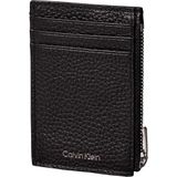 Calvin Klein FOIL EMBOSS N/S ZIP CARDHOLDER Cüzdan Erkek BLACK Tek Beden