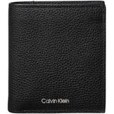 Calvin Klein FOIL EMBOSS SLIM TRIFOLD W/COIN Erkek Cüzdan Black OS