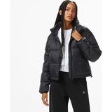 Calvin Klein Graphic Logo Puffer Kadın Siyah Mont - UB1-Siyah