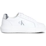 Calvin Klein Gümüş Rengi Deri Kalın Tabanlı Sneaker, TYC1D1FDD5C077C51A920C500