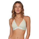 Calvin Klein Haki Boyundan Bağlamalı Üçgen Bikini Üstü, M, LV00Q61222, HAKİ, Kadın