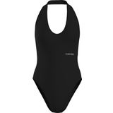 Calvin Klein halterneck one piece Kadın Mayo Siyah Medium