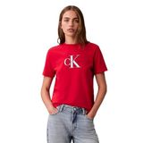 Calvin Klein HERO SS CLASSIC MONOLOGO CNECK T Kadın T-shirt, Adrenaline Rush, M