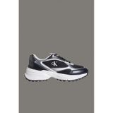 Calvin Klein Hike Runner Bağcıklı File Karışımlı Metalik Kadın Siyah Sneaker Yw0yw02063-01l Siyah
