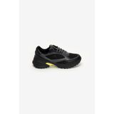 Calvin Klein Hike Runner Laceup Mesh Mix Erkek Sneaker Siyah