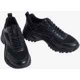 Calvin Klein HM0HM021540GJ Hike Runner Laceup Strip M-Lt Erkek Günlük Ayakkabı - Siyah