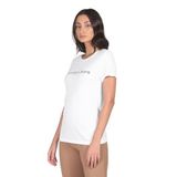 Calvin Klein institutional logo 2-pack tee Kadın T-shirt bright white/ck black S