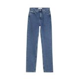 Calvin Klein J20J2224431A4 Jeans Yüksek Bel Düz Paça Normal Mavi Kadın Denim Pantolon