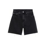 Calvin Klein J20J225190 Denim Black Kadın Bermuda Kot Şort