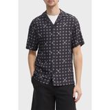Calvin Klein Jakarlı Regular Fit Kısa Kollu Gömlek KM0KM011480GO Erkek Gömlek KM0KM01148 0go