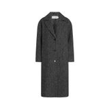Calvin Klein Jeans Antrasit Kadın Kaban MELANGE LONG YÜN COAT