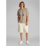 Calvin Klein Jeans Bej Erkek T-Shirt J30J327483PAH Photo Monogram Tee
