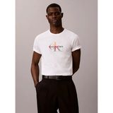 Calvin Klein Jeans Beyaz Erkek Classic Fit Baskılı T-Shirt LV04RG835GYAA Ss 20S Ck PRIDE26 gr - M