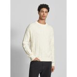 Calvin Klein Jeans Beyaz Erkek Desenli Kazak LV04RE301GYAS Ls Easy Aop Cotton C - Kırık Beyaz - M