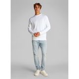 Calvin Klein Jeans Beyaz Erkek Kazak J30J327278YAF Premıum Monogram Swt - XL