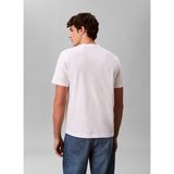 Calvin Klein Jeans Beyaz Erkek Standart Fit Baskılı T-Shirt LV04RF820GYAF Beyaz T-Shirt - XL