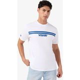 Calvin Klein Jeans Beyaz Erkek T-Shirt LV04RE811GYAA Ss 20S 5AM Ck Racer - XL