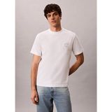 Calvin Klein Jeans Beyaz Erkek T-Shirt LV04RG220GYAF Ss 30S Jersey Easy M - XL