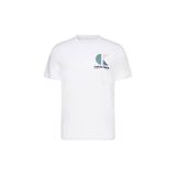 Calvin Klein Jeans Bisiklet Yaka Baskılı Beyaz Erkek T-Shirt LV04RC843GYAA SS 30s EU CK BH LOGO