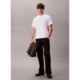 Calvin Klein Jeans Bisiklet Yaka Baskılı Beyaz Erkek T-Shirt LV04RD807GYAA Ss 20S Tc Ck Stack gr - XL