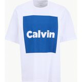 Calvin Klein Jeans Bisiklet Yaka Baskılı Beyaz Erkek T-Shirt LV04RD813GYAA Ss 16S Io Calvın Box