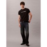 Calvin Klein Jeans Bisiklet Yaka Baskılı Siyah Erkek T-Shirt LV04RD807GUB1 Ss 20S Tc Ck Stack gr