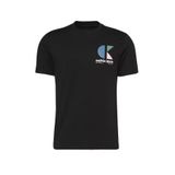 Calvin Klein Jeans Bisiklet Yaka Baskılı T-Shirt, M, LV04RC843G.UB1, siyah, Erkek