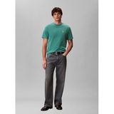 Calvin Klein Jeans Bisiklet Yaka Düz T-Shirt, S, 5003340170, Yeşil, Erkek