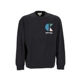 Calvin Klein Jeans Bisiklet Yaka Siyah Sweatshirt, M, LV04RC285GUB1, SİYAH, erkek