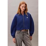Calvin Klein Jeans Bol Kesim Scuba Kumaş Fermuarlı Bomber Kadın Ceket LV047C524G-6A8