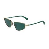 Calvin Klein Jeans CKJ 25200S 717 57 Unisex Geometrik Gold Metal Güneş Gözlüğü