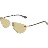 Calvin Klein Jeans Ckj 25208S 045 63 Kadın Cat Eye Gümüş Metal Güneş Gözlüğü - Gri