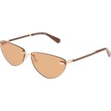 Calvin Klein Jeans Ckj 25208S 721 63 Kadın Cat Eye Gold Metal Güneş Gözlüğü - Altın