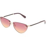 Calvin Klein Jeans Ckj 25208S 727 63 Kadın Cat Eye Degrade Gold Metal Güneş Gözlüğü - Altın