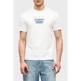 Calvin Klein Jeans Erkek 30S AB TOPTAN JEA Grafik Tişörtler, Parlak Beyaz, S