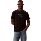 Calvin Klein Jeans Erkek 30S AB TOPTAN JEA Grafik Tişörtler, Siyah / beyaz, S