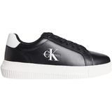 Calvin Klein Jeans Erkek CHUNKY CUPSOLE MONO LTH Spor Ayakkabı Black/Bright White 43