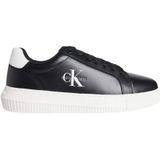 Calvin Klein Jeans Erkek CHUNKY CUPSOLE MONO LTH Spor Ayakkabı Bright White/Black 40